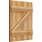 Ekena Millwork Joined Board-n-Batten Shutters w/Z-Bar, Rough Sawn Western Red Cedar, 21 1/2W x 26H, PR RBJ06Z21X026RWR - alternate 4